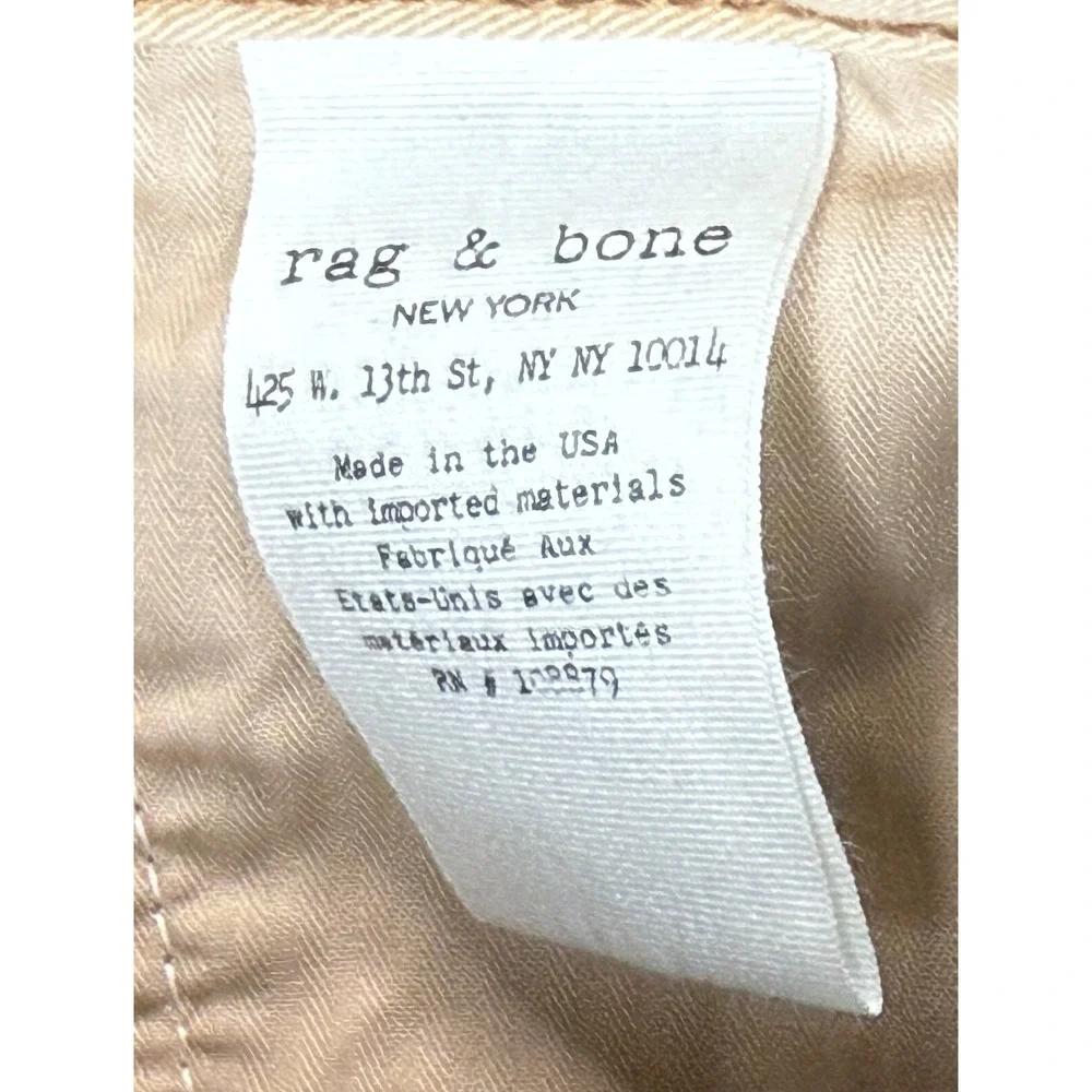 Rag & Bone Men's Button Fly Selvedge‎ Denim Jeans Size 31x32